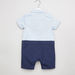 Juniors Bow Detail Romper with Short Sleeves-Rompers%2C Dungarees and Jumpsuits-thumbnail-2
