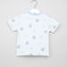 Giggles Striped Round Neck T-shirt-T Shirts-thumbnail-2