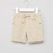 Giggles Pocket Detail Shorts with Drawstring-Shorts-thumbnail-0