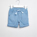 Giggles Pocket Detail Shorts with Drawstring-Shorts-thumbnail-0