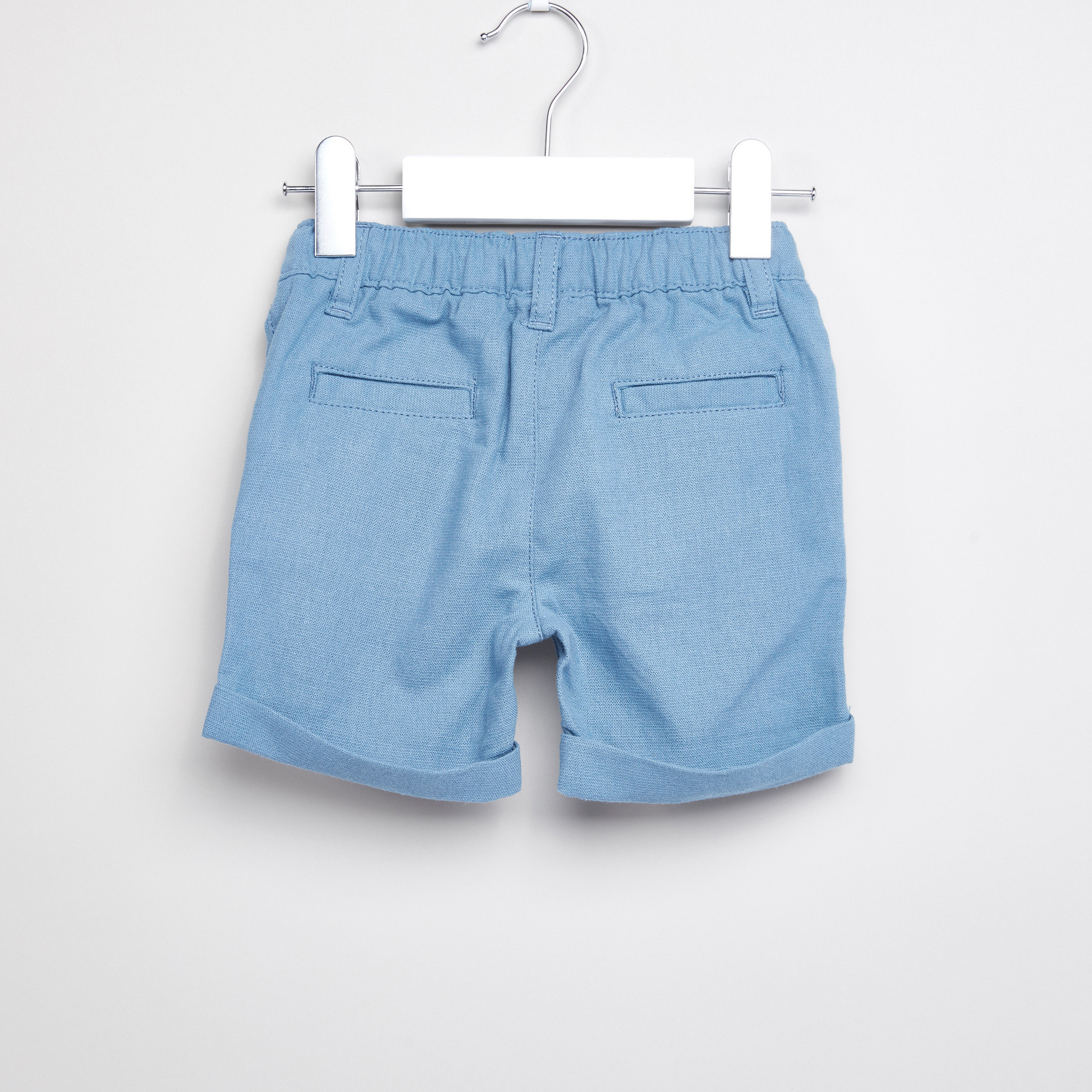 Giggles Pocket Detail Shorts with Drawstring-baby-boys-clothing-bottoms-shorts-image-3