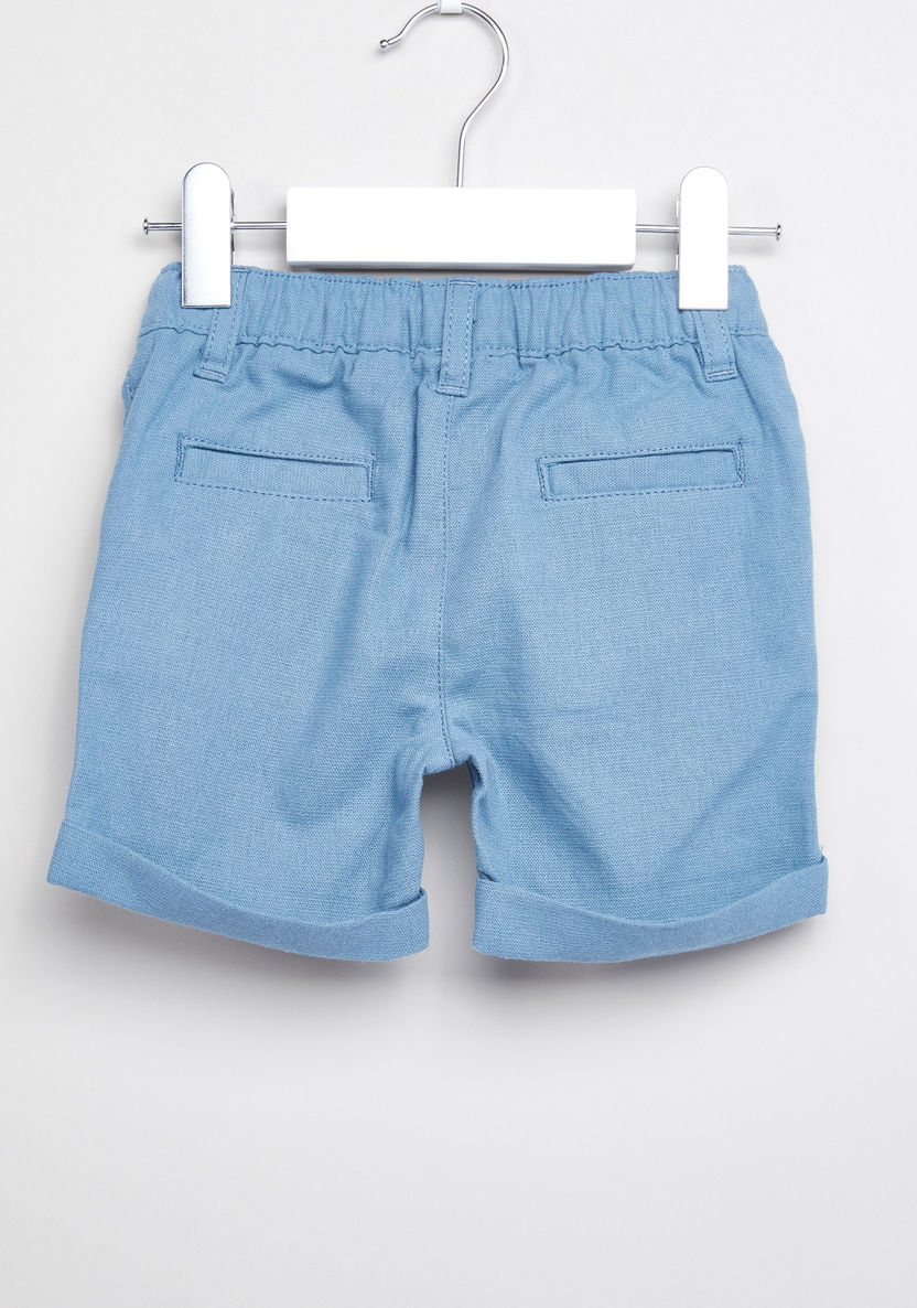 Giggles Pocket Detail Shorts with Drawstring-Shorts-image-2