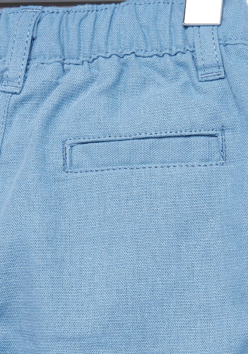 Giggles Pocket Detail Shorts with Drawstring-Shorts-image-3