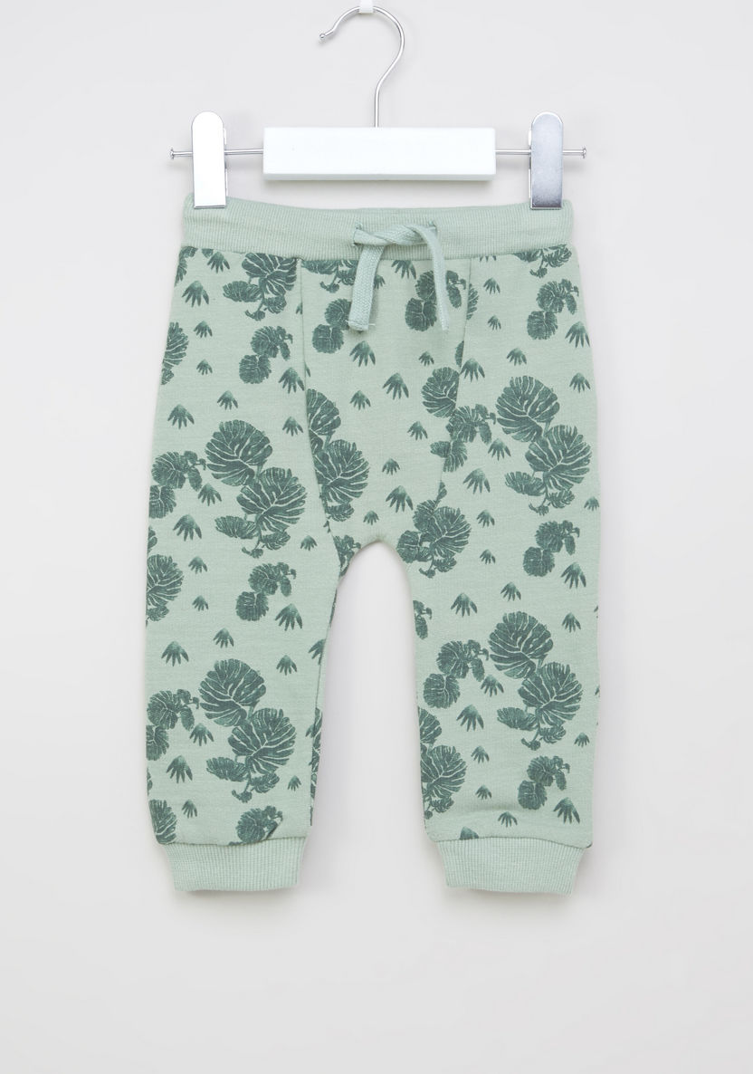 Giggles Henley T-shirt and Printed Joggers Set-Clothes Sets-image-4