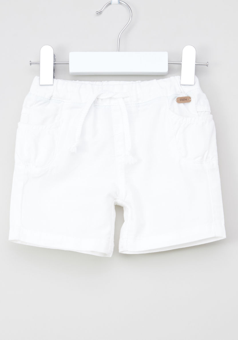 Giggles Solid Shirt and Shorts Set-Clothes Sets-image-4