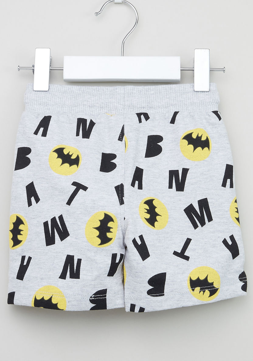 Warner Bros Batman Printed Drawstring Shorts - Set of 2-Shorts-image-4
