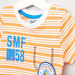 The Smurfs Printed and Striped Short Sleeves T-shirt-T Shirts-thumbnail-1