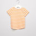 The Smurfs Printed and Striped Short Sleeves T-shirt-T Shirts-thumbnail-2