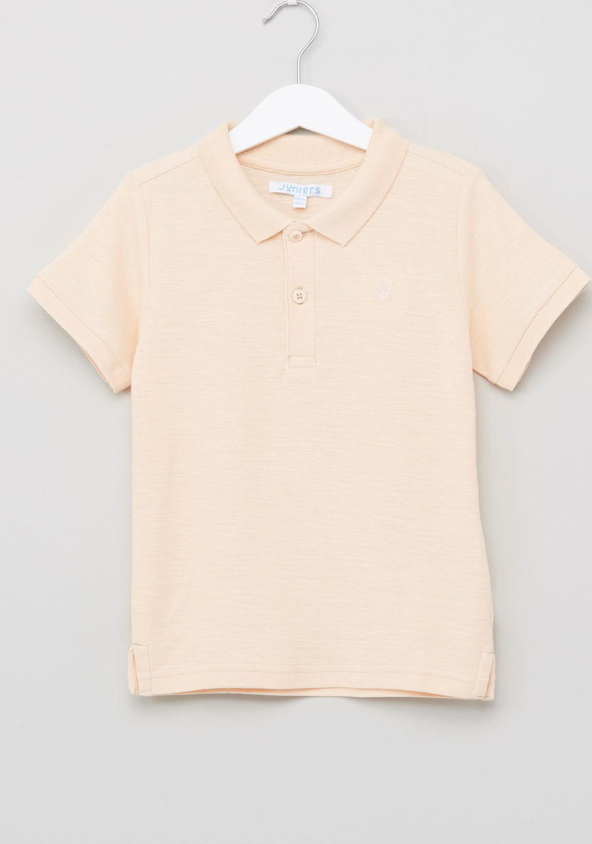 Juniors Polo Neck T-shirt-T Shirts-image-0