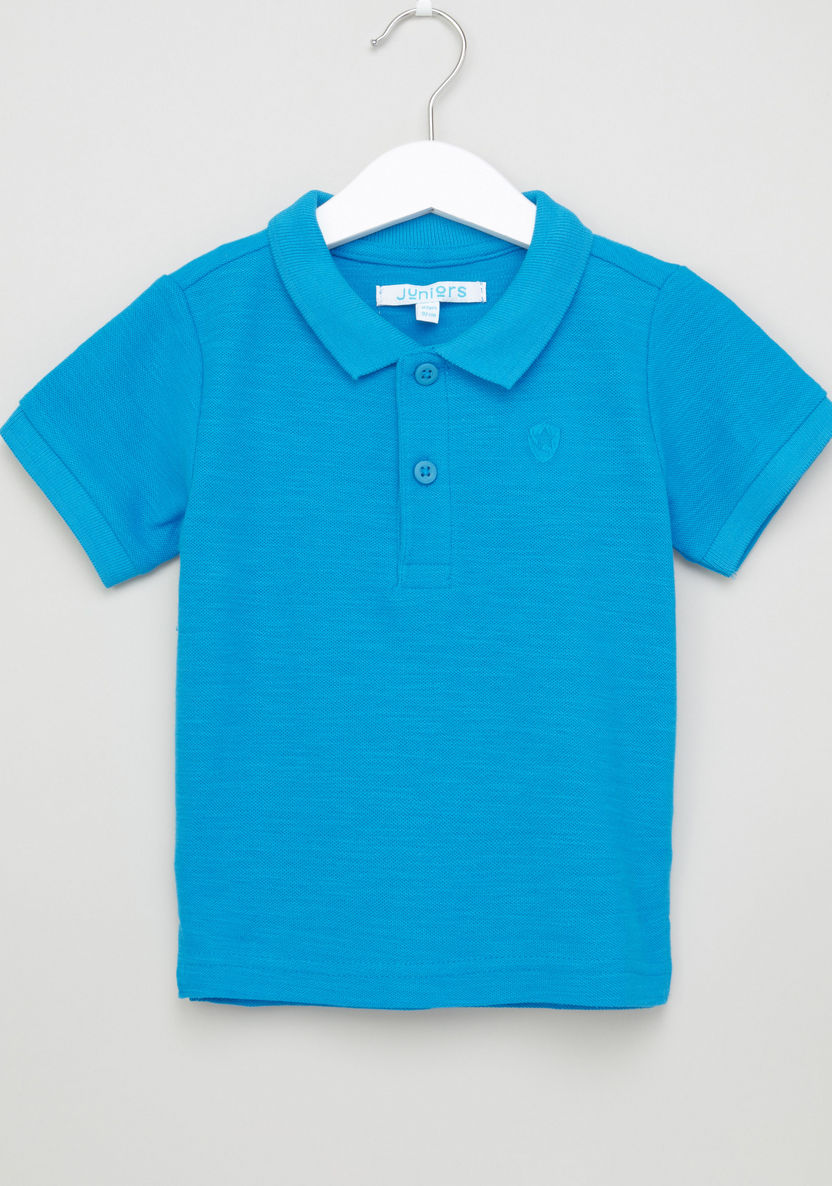 Juniors Polo Neck T-shirt-T Shirts-image-0