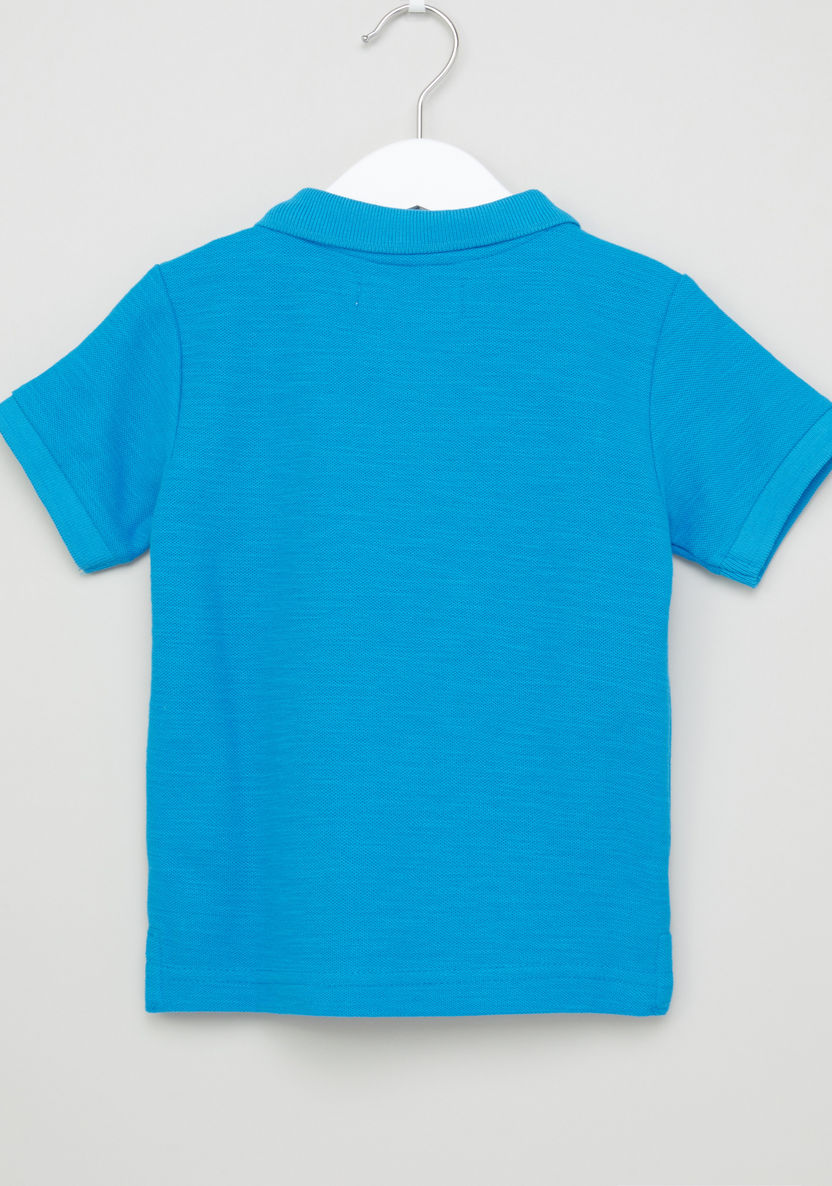 Juniors Polo Neck T-shirt-T Shirts-image-2
