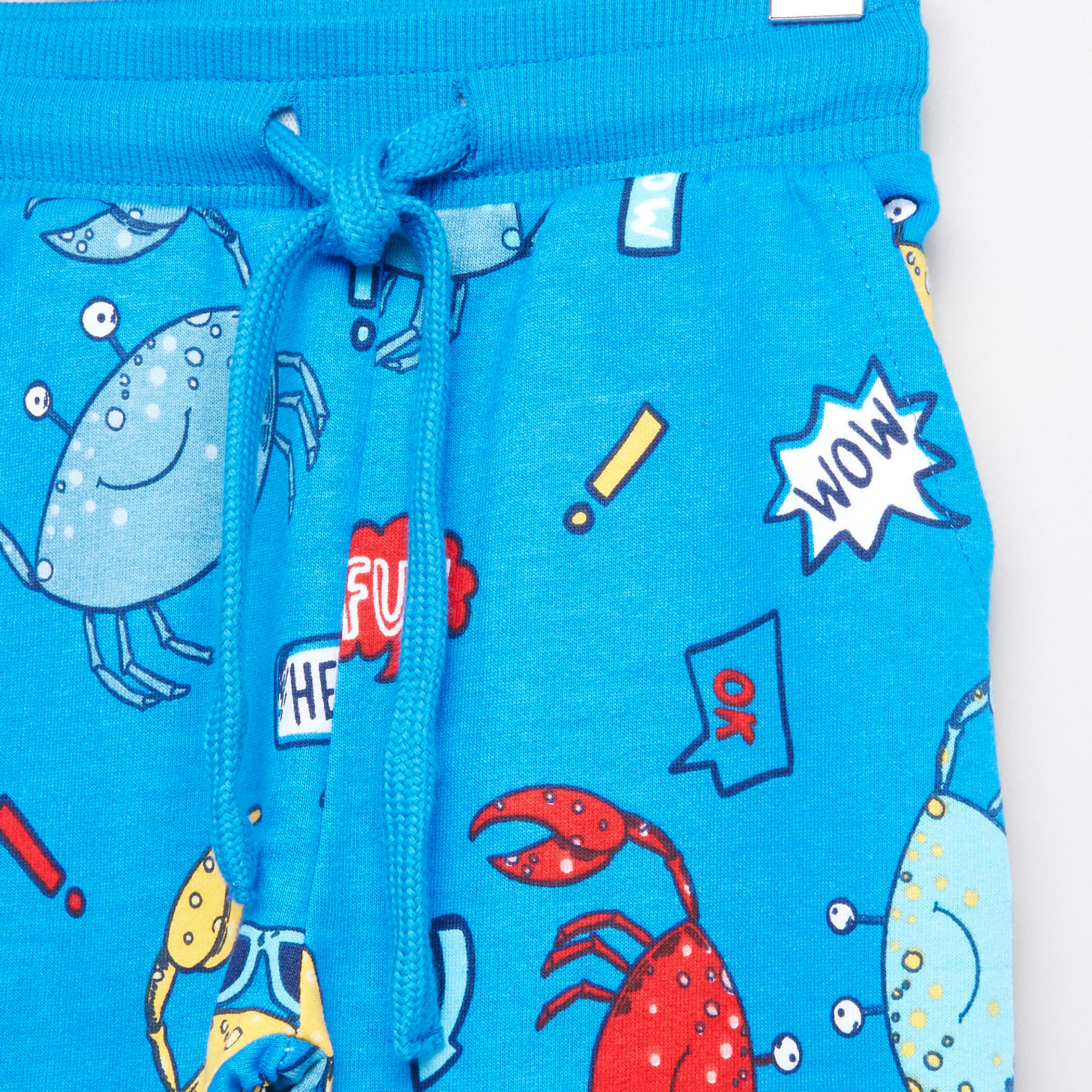 Juniors Printed Jog Pants with Drawstring-boys-clothing-bottoms-joggersandtrackpants-image-2