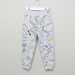 Juniors Printed Pocket Detail Jog Pants with Drawstring-Joggers-thumbnail-2