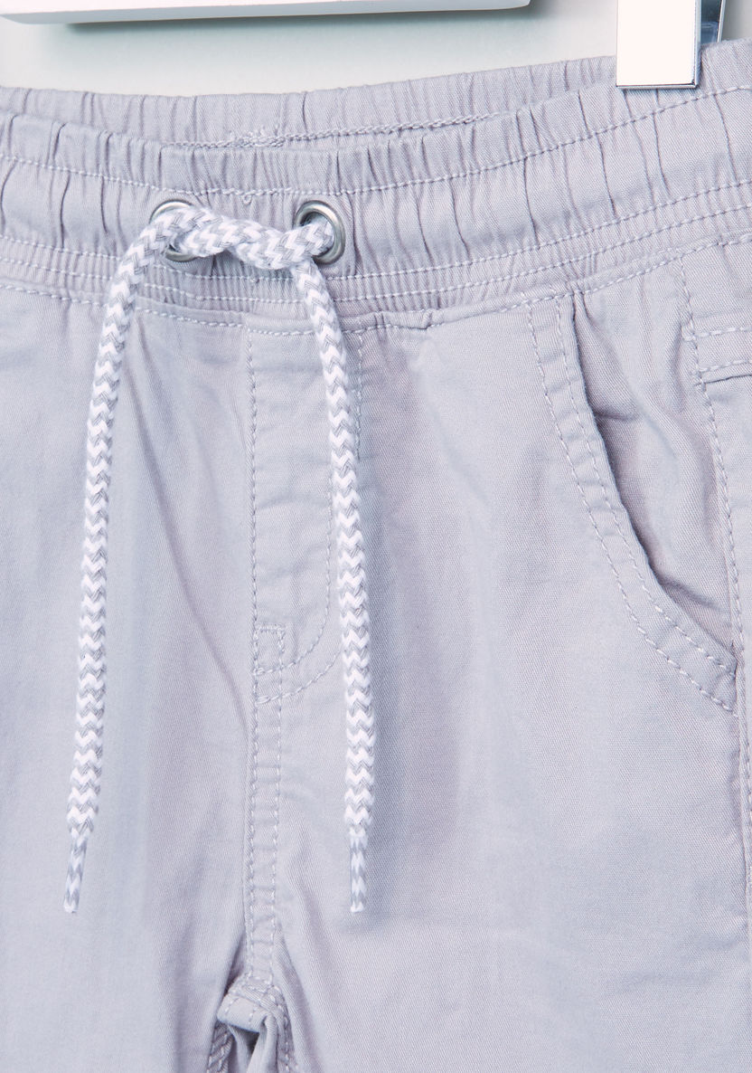 Juniors Pocket Detail Pants-Pants-image-1