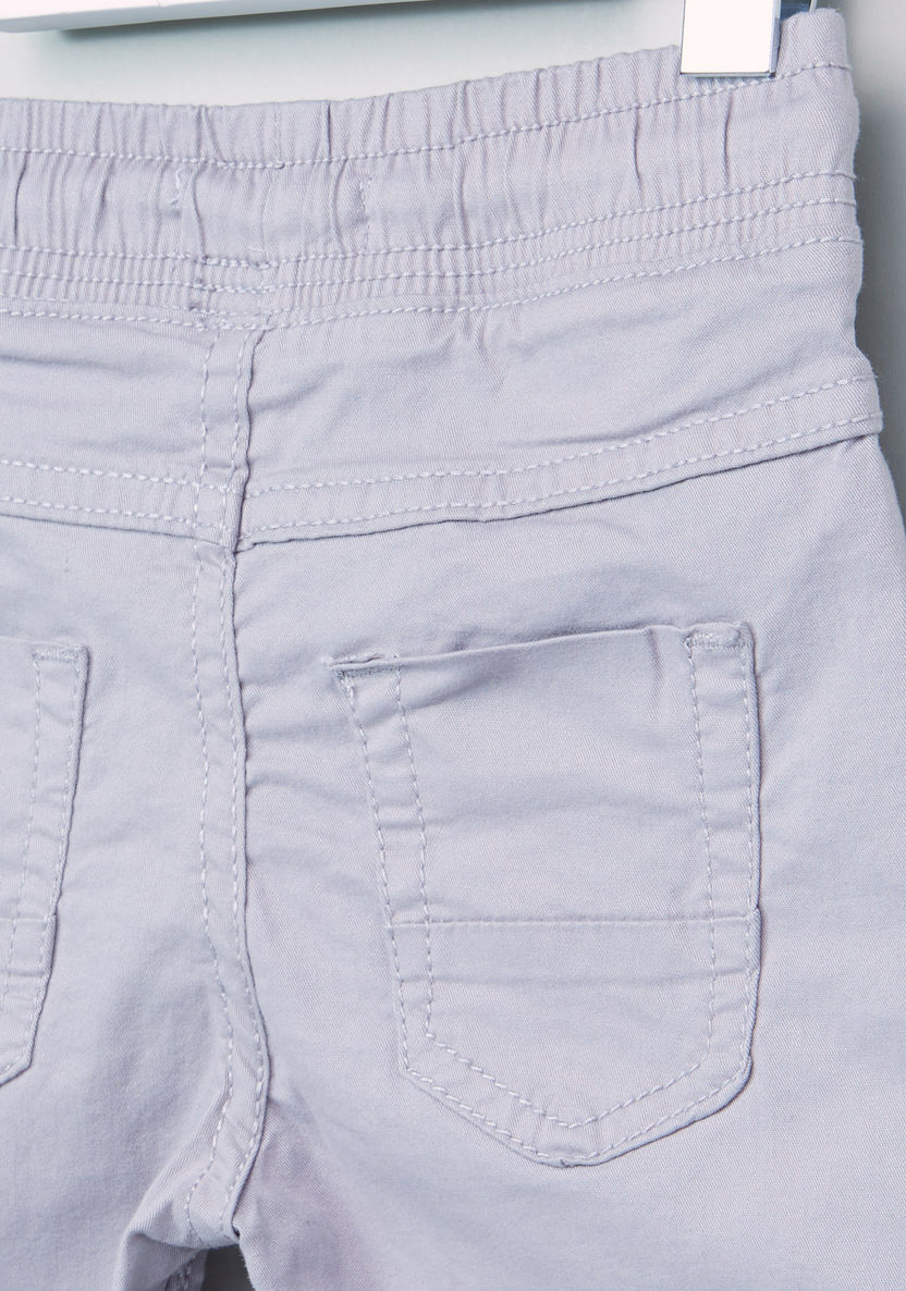 Juniors Pocket Detail Pants-Pants-image-3