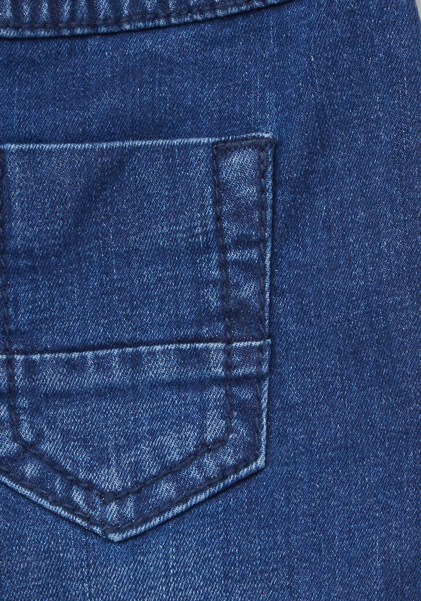 Juniors Pocket Detail Shorts with Drawstring-Shorts-image-3