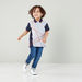 Juniors Tipping Detail Polo Neck Short Sleeves T-shirt-T Shirts-thumbnail-0