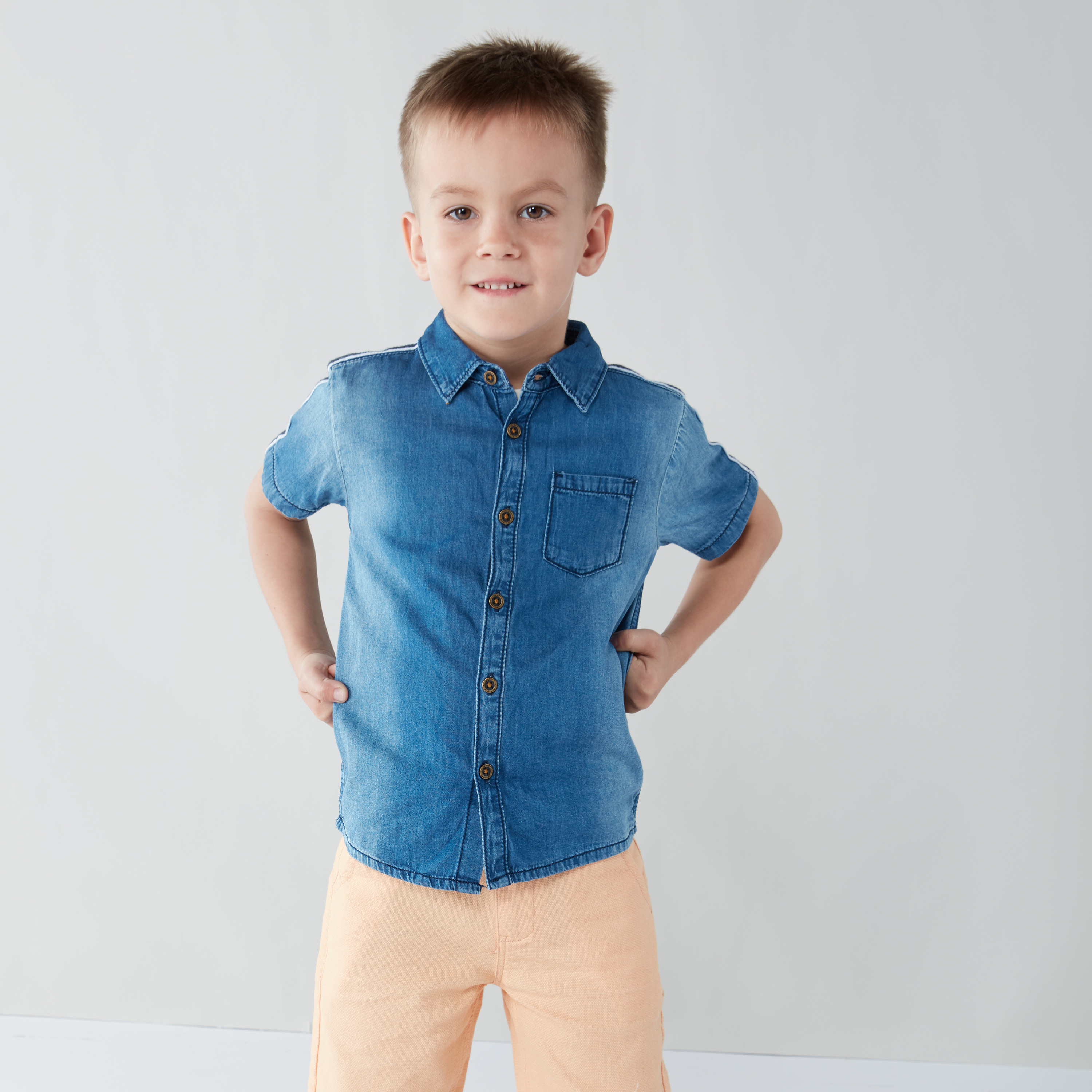 Baby Boys Short Sleeve Shirt Summer Pattern Print Top Blouse Casualwear T- shirt | eBay