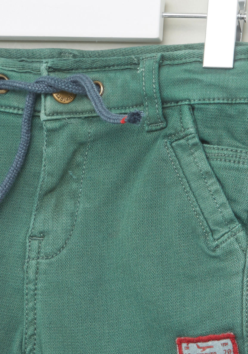 Juniors Pocket Detail Shorts-Shorts-image-1