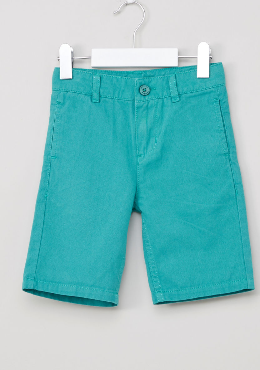Juniors Pocket Detail Shorts-Shorts-image-0