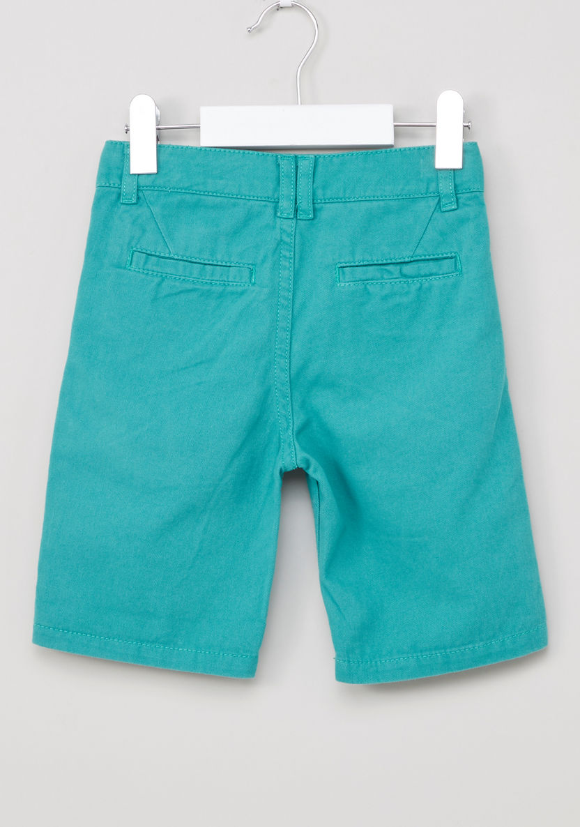Juniors Pocket Detail Shorts-Shorts-image-2