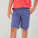 Juniors Solid Coloured Knee Length Shorts with 4-Pocket-Shorts-thumbnail-0