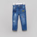 Juniors Distressed Jeans with Embroidered Detail-Jeans-thumbnail-0