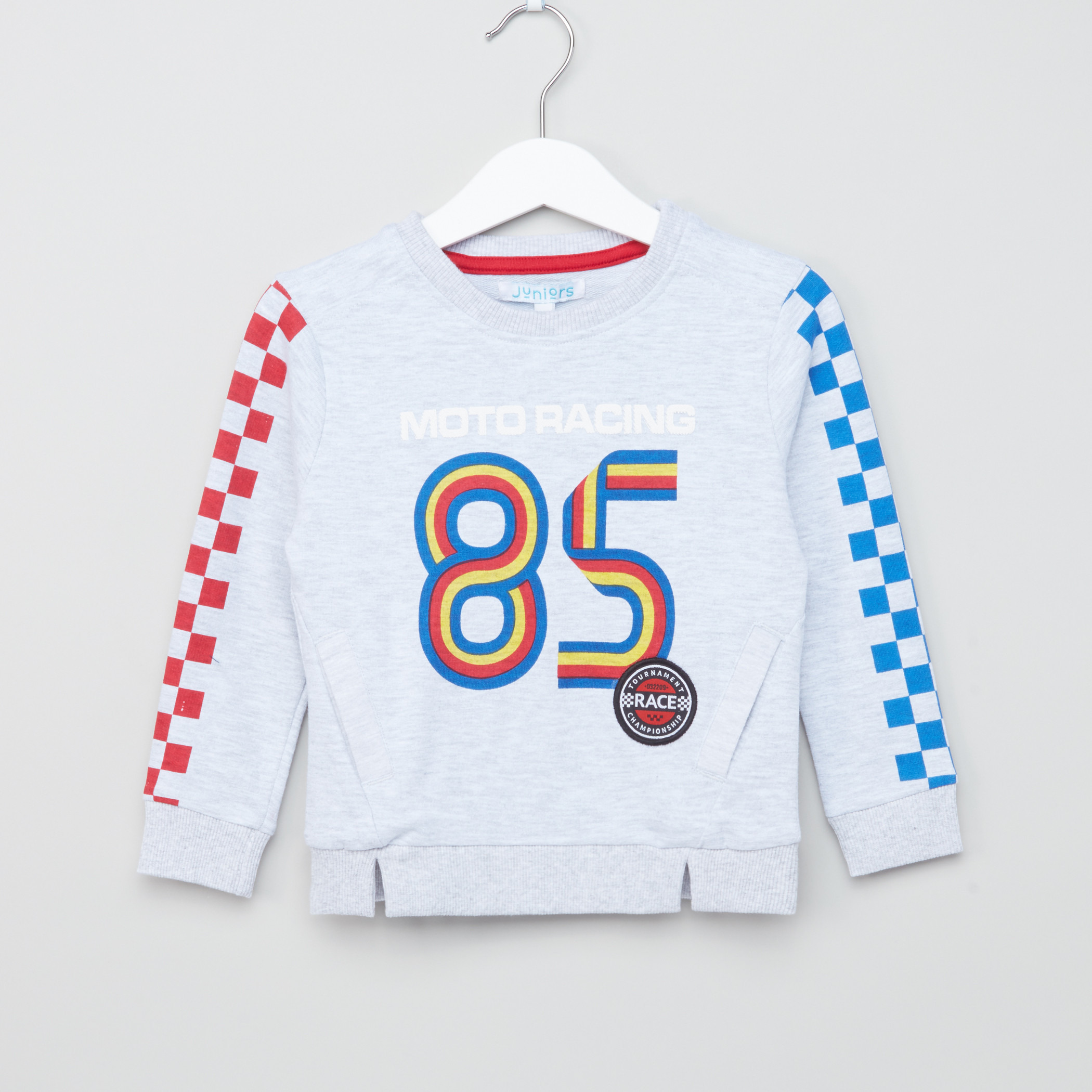 Juniors Printed Long Sleeves Sweatshirt-baby-boys-clothing-winterwear-jumpersandcardigans-image-1