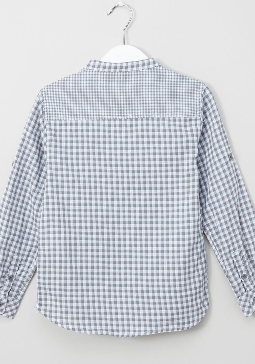 Eligo Chequered Long Sleeves Shirt-Shirts-image-2