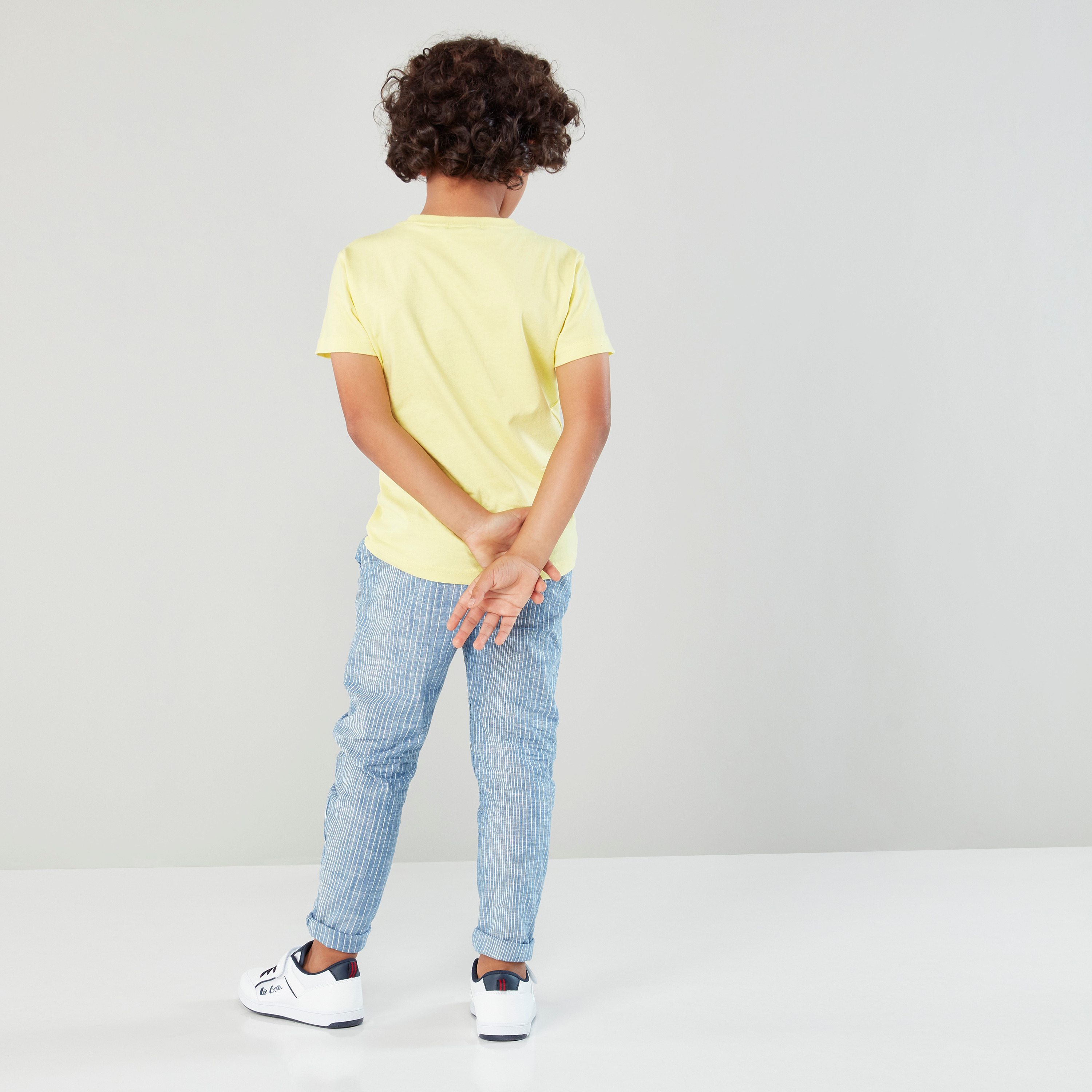 Eligo Striped Full length Pants with Tie-up Closure-cpbaby-clothing-boys-bottoms-pants-image-3