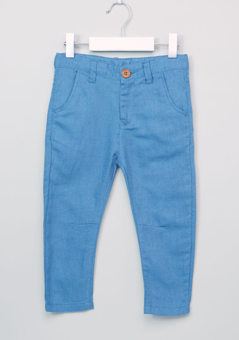 Eligo Pocket Detail Pants-Pants-image-0