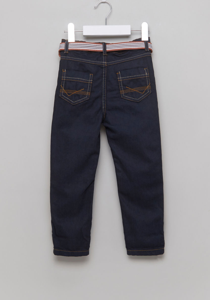 Eligo Stitch Detail Jeans with Pockets-Jeans-image-2