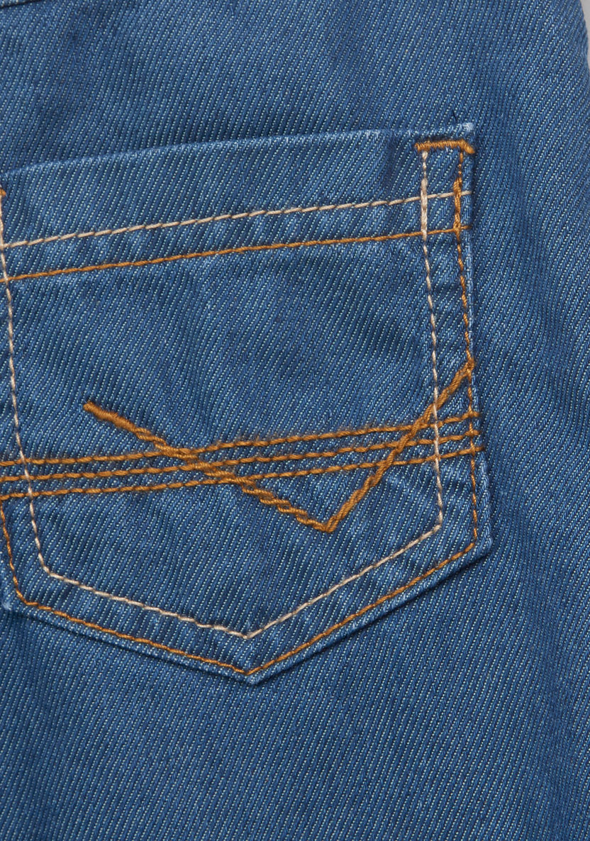 Eligo Pocket Detail Jeans with Belt-Jeans-image-3