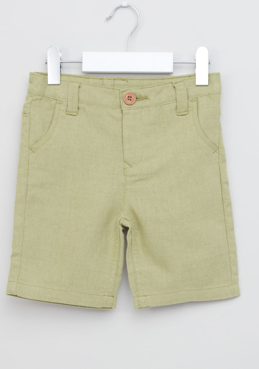 Eligo Pocket Detail Shorts-Shorts-image-0