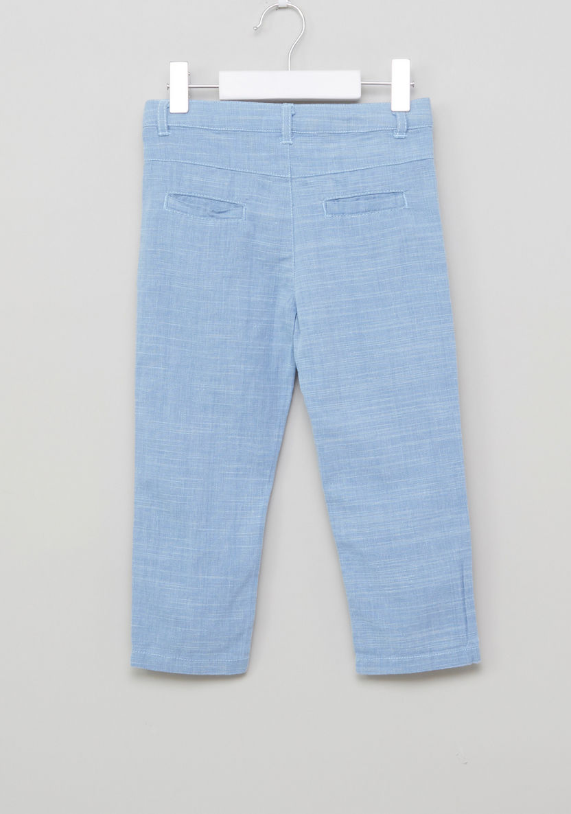 Eligo Striped Shirt with Pocket Detail Pants-Clothes Sets-image-6