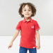 Lee Cooper Polo Neck T-shirt with Contrasting Stripes-T Shirts-thumbnail-1