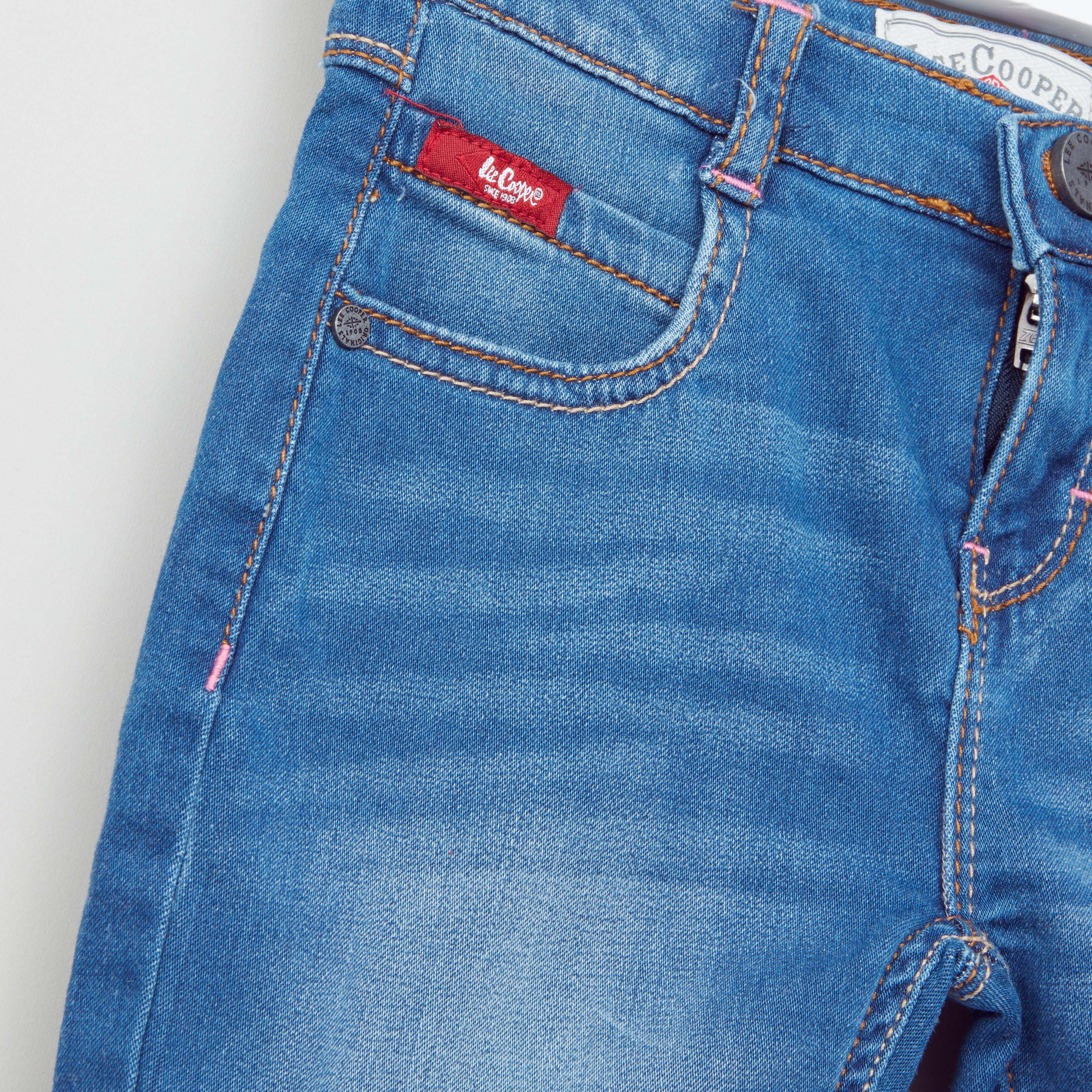 Lee Cooper Pocket Detail Denim Shorts-baby-boys-clothing-bottoms-shorts-image-2