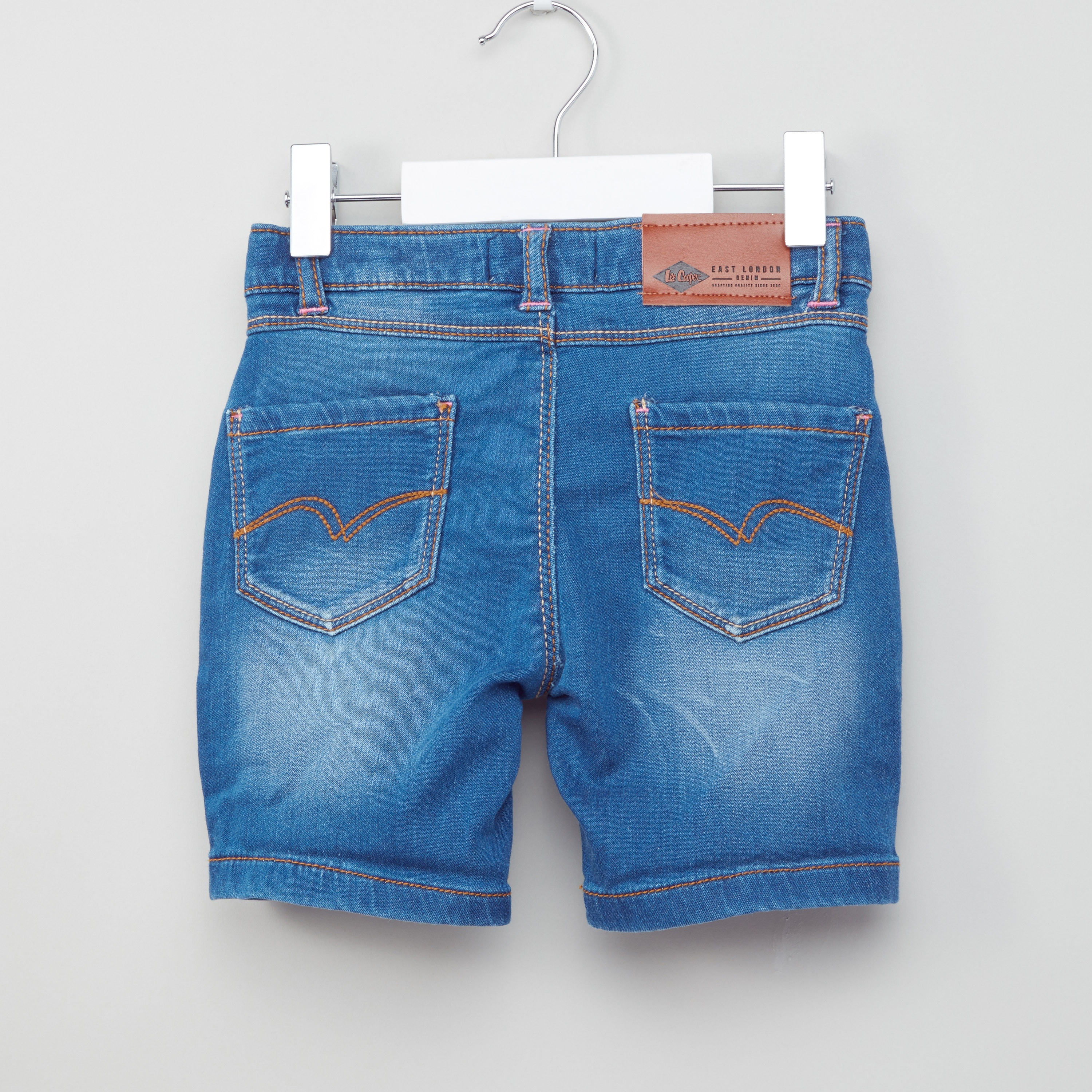 Lee Cooper Pocket Detail Denim Shorts-baby-boys-clothing-bottoms-shorts-image-3