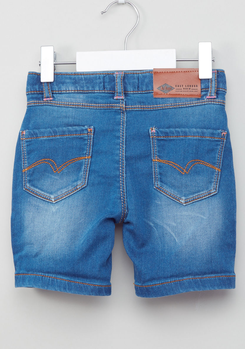 Lee Cooper Pocket Detail Denim Shorts-Shorts-image-2