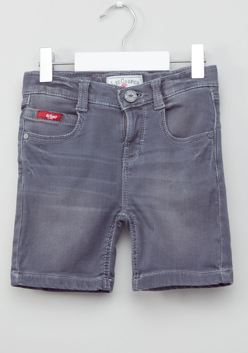 Lee Cooper Pocket Detail Denim Shorts-Shorts-image-0