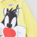 Looney Tones Printed Sweatshirt with Jog Pants-Clothes Sets-thumbnail-2