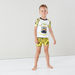 Minions Printed Raglan Sleeves Swimwear T-shirt with Shorts-Clothes Sets-thumbnail-2