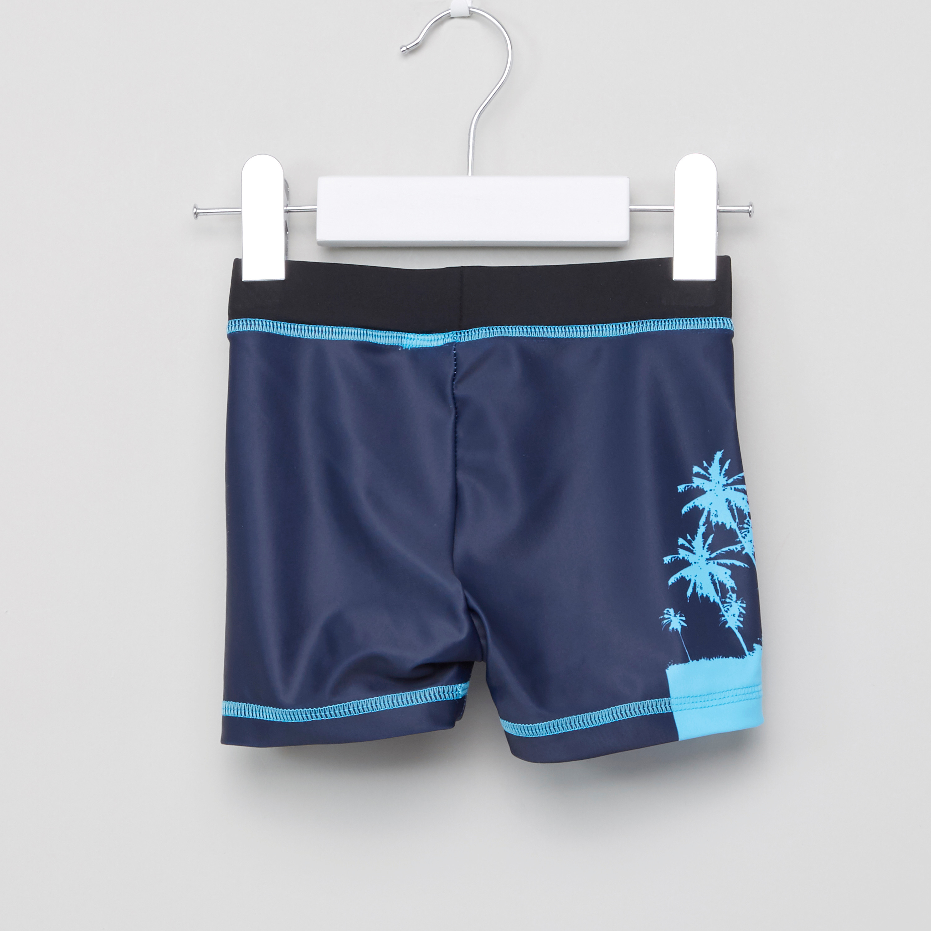 Juniors Printed Rash Guard T-Shirt with Shorts-baby-boys-clothing-swimwear-image-7