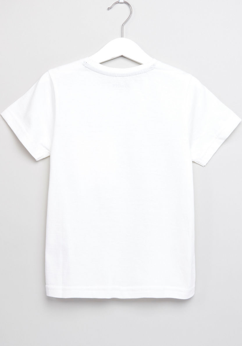 Juniors Pocket Detail Short Sleeves T-shirt-T Shirts-image-2