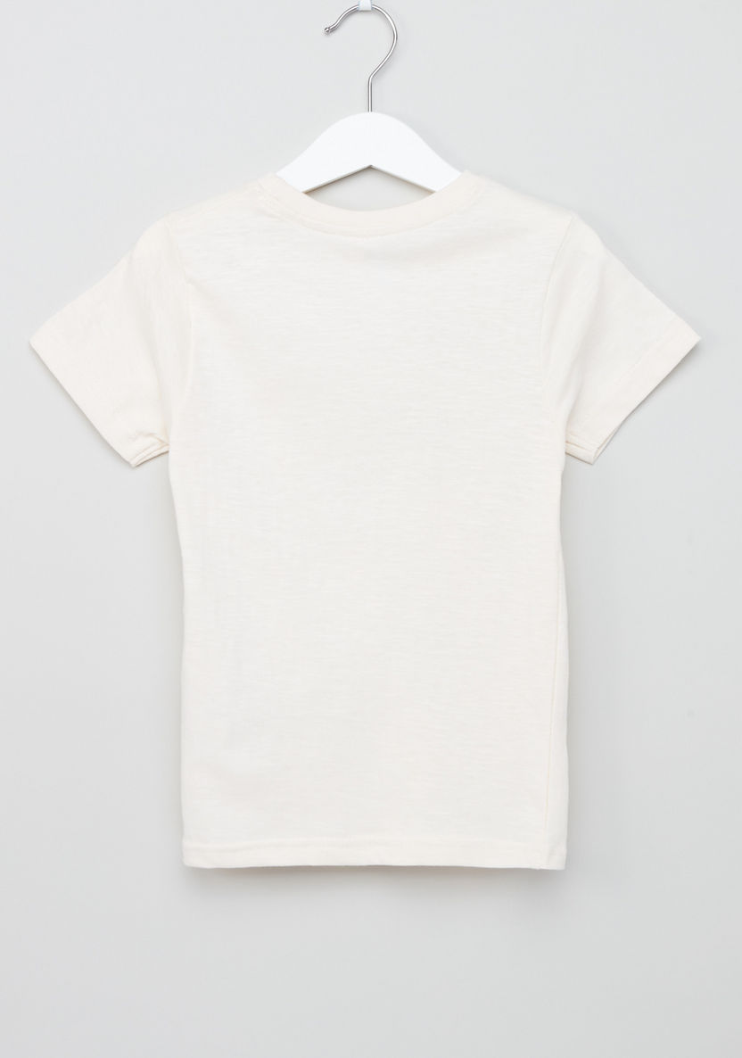 Juniors Printed Short Sleeves T-shirt-T Shirts-image-2
