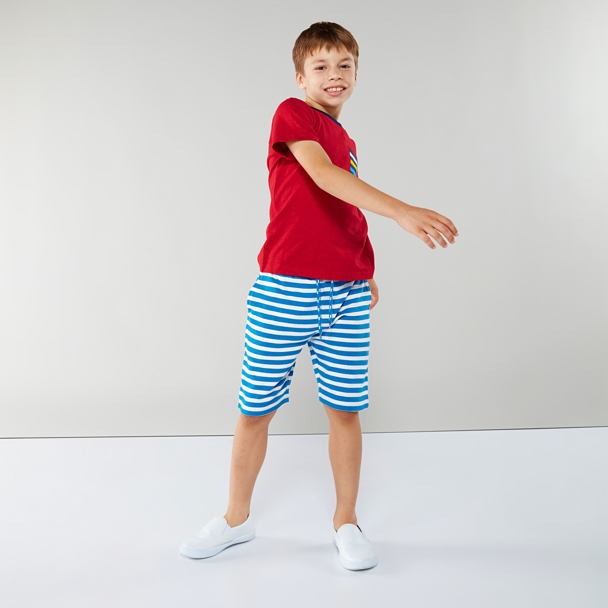 Pinstripe shorts juniors sale