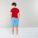 Juniors Striped Shorts with Drawstring-Shorts-thumbnail-3