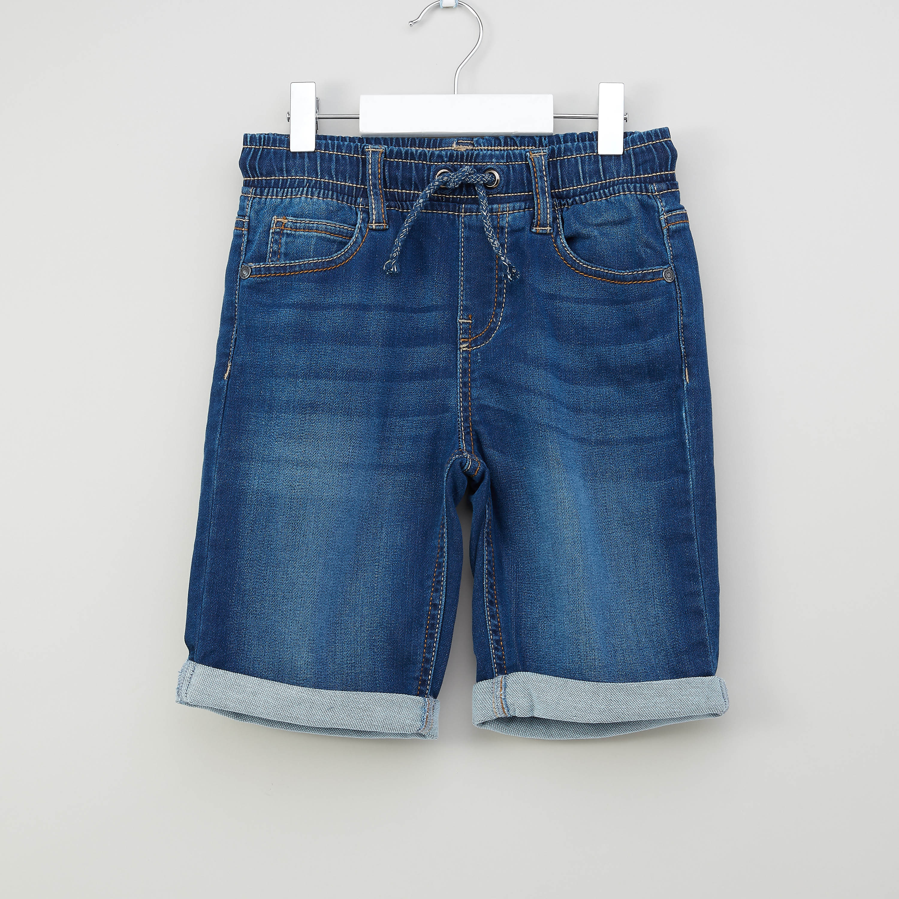 Buy Blue Shorts & 3/4ths for Girls by LEE COOPER Online | Ajio.com