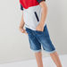 Juniors Denim Shorts with Pocket Detail-Shorts-thumbnail-1