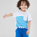 Juniors Printed Short Sleeves T-shirt with Shorts-Clothes Sets-thumbnail-3